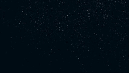 snow on black background. starry night sky texture.