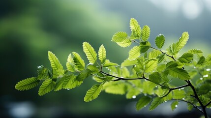 Fototapeta premium Close Beautiful Nature View Green Leaf, HD, Background Wallpaper, Desktop Wallpaper