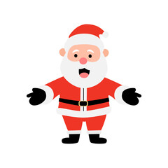 santa claus vector icon background