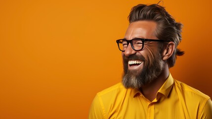 Obraz premium Adult Hipster Son Fun Hugging Old, HD, Background Wallpaper, Desktop Wallpaper