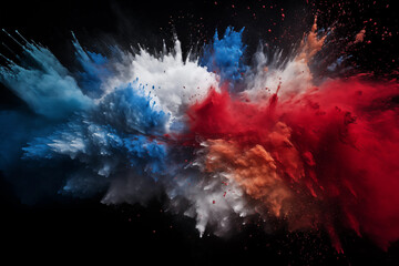 Colorful Powder Explosion - obrazy, fototapety, plakaty