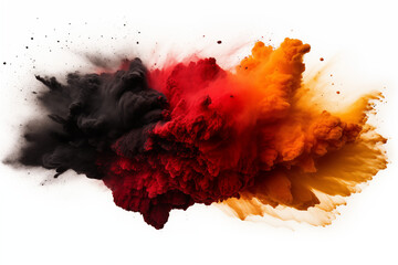 Colorful Powder Explosion - obrazy, fototapety, plakaty
