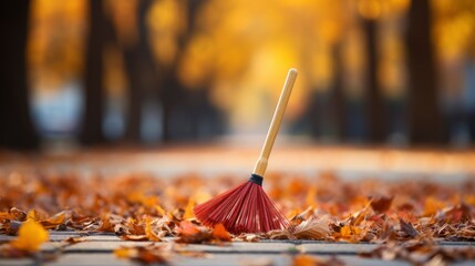 Autumn Clean Garden Back Yard Rake, HD, Background Wallpaper, Desktop Wallpaper