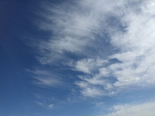 Blue sky with clouds