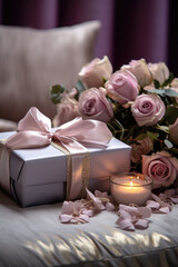 Elegant and stylish gift boxes incorporated into home decor and special occasions