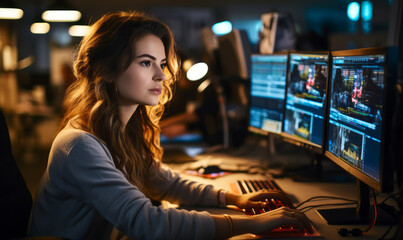 Portrait of a Film and Video Editor: Shaping Visual Stories with Precision and Creativity.