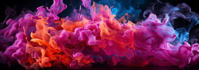 Obraz premium Colorful fire background