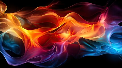 Obraz premium Colorful smoke abstract