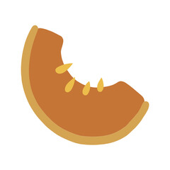 Pumpkin Slice With Seeds