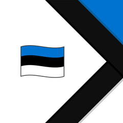 Estonia Flag Abstract Background Design Template. Estonia Independence Day Banner Social Media Post. Estonia Template