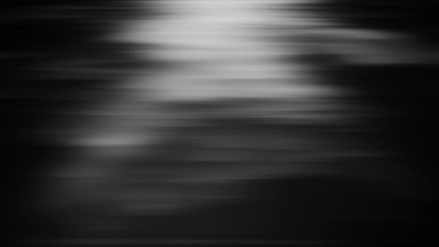 abstract black and white animated blur shapes background, 4k uhd seamless loop