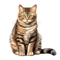 Obraz premium American Bobtail cat png