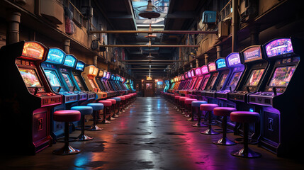 Arcade machine game