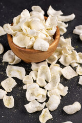 potato chips made of mashed potatoes with spices