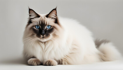 Isolate Ragdoll Cat