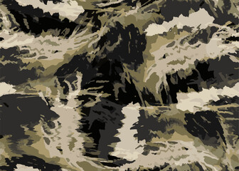 Full seamless camouflage texture skin pattern vector for military textile. Usable for Jacket Pants Shirt and Shorts. Army camo masking design for hunting fabric print and wallpaper.  © MSK Design