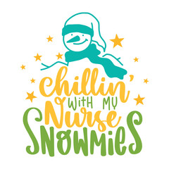 Winter and Christmas Lettering Quotes For Printable Posters, Cards, Tote Bags, Mugs, T-Shirt Design