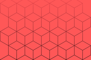 seamless pattern with hexagons