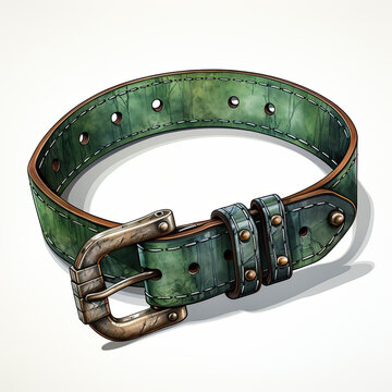 recommend clip art: watercolor Belt clipart, Generative Ai