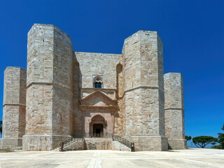 Andria, Puglia, Castel del Monte. Castel del Monte is a thirteenth century fortress built by the...