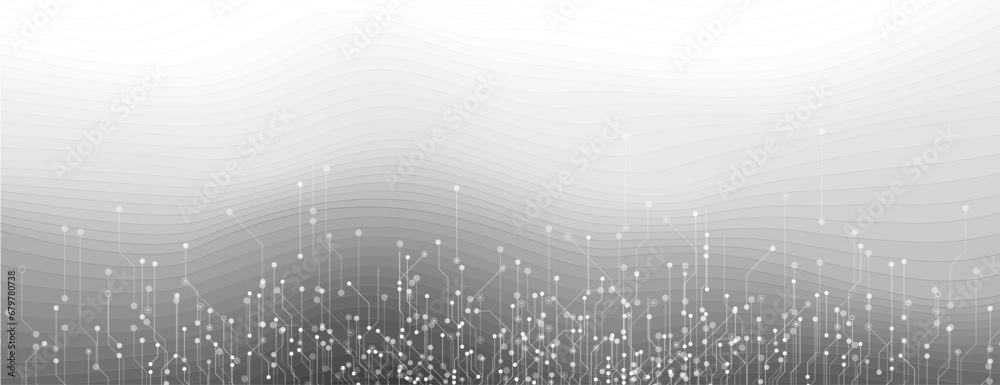 Aufkleber abstract vector background. futuristic technology style. elegant background for business tech presen