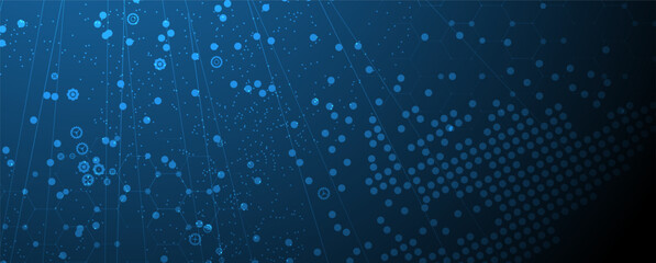 Abstract vector background. Futuristic technology style. Elegant background for business tech presentations.