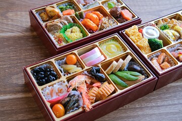 日本のお正月の定番おせち料理