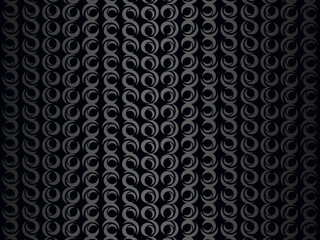 Fototapeta na wymiar Unique black metal texture steel background. Perforated metal sheet.