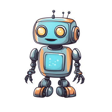 Immerse yourself in a world of whimsy and technology with this adorable robot picture, where cute mechanical companions bring joy and futuristic vibes.