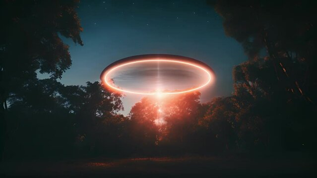 The night sky is illuminated with a bright pulse of energy the astral echo radiating outward in a brilliant silver halo.