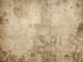 Fototapeta premium Vintage newspaper paper. Old texture. Grunge background.