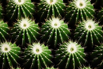 Fototapeta premium A photo texture of green cactus spines.