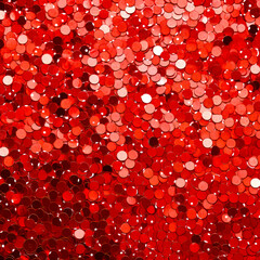 Shiny sequins red background bright pattern 