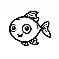 Obraz premium cartoon fish