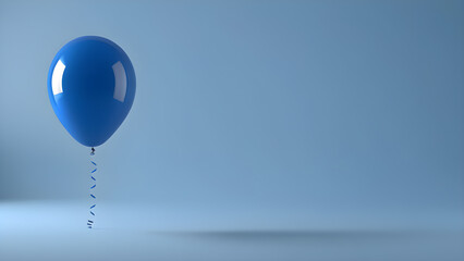 blue balloons with a blue Monday theme