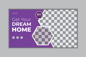  social media post template for real estate and apartment promotion design