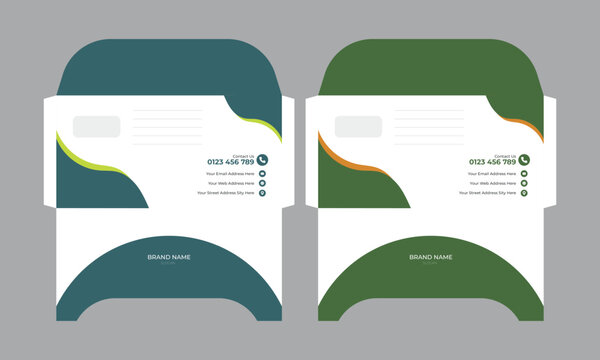 Vector creative simple envelope design.