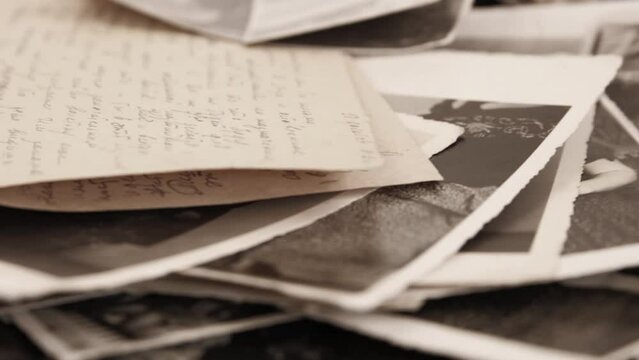 Family amateur photos and letters 1940s