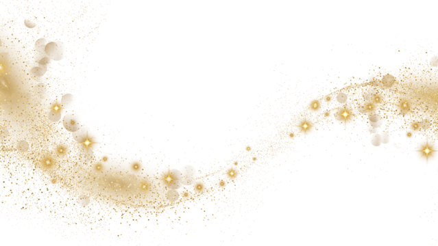 Gold shiny sparkles png for graphic design