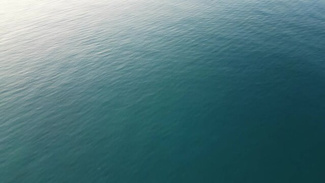 sea surface, shooting from a quadcopter.