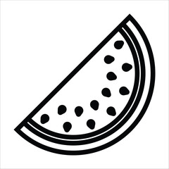 watermelon icon vector design template