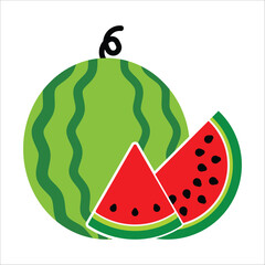 watermelon icon vector design template