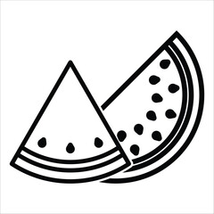 watermelon icon vector design template