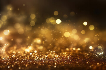 abstract golden twinkle background