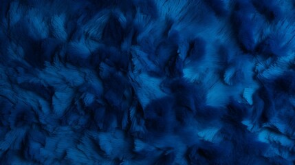 Naklejka na ściany i meble Close up of a fluffy Carpet Texture in blue Colors. Soft Fleece Fabric