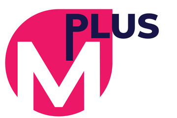 Fototapeta na wymiar M Plus Logo icon vector 