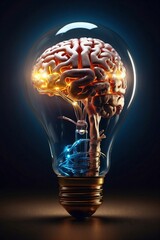 The Enlightened Bulb: A Brainy Illuminator Inside a Glass Casing