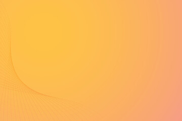 orange fractal lines vector abstract background design