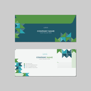 modern business envelop design template