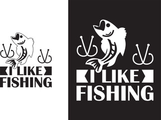Fishing T-shirt design 